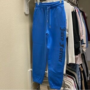 2 PIECE WOMENS JUICY COUTURE LONG SLEEVE TOP SZ M + SWEATPANT SZ S